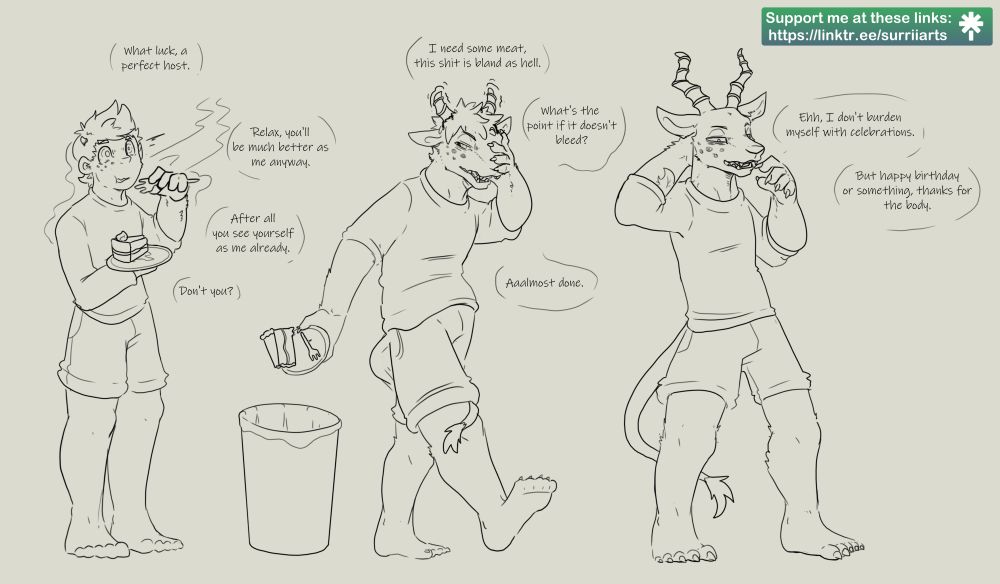 A sequence in which Hal is possessed by Melon on his birthday, turning into him and throwing away the cake, a steak would be better.
