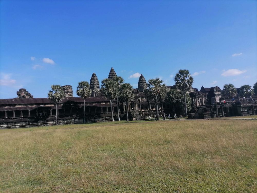 the main temple at angkor wat, siem reap, cambodia