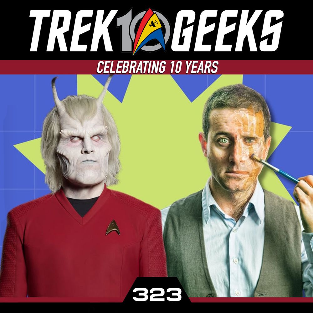 Cover art from episode 323 of Trek Geeks featuring Bruce Horak