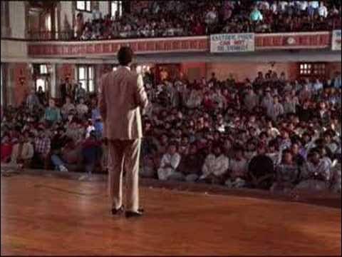 The auditorium scene from lean on me