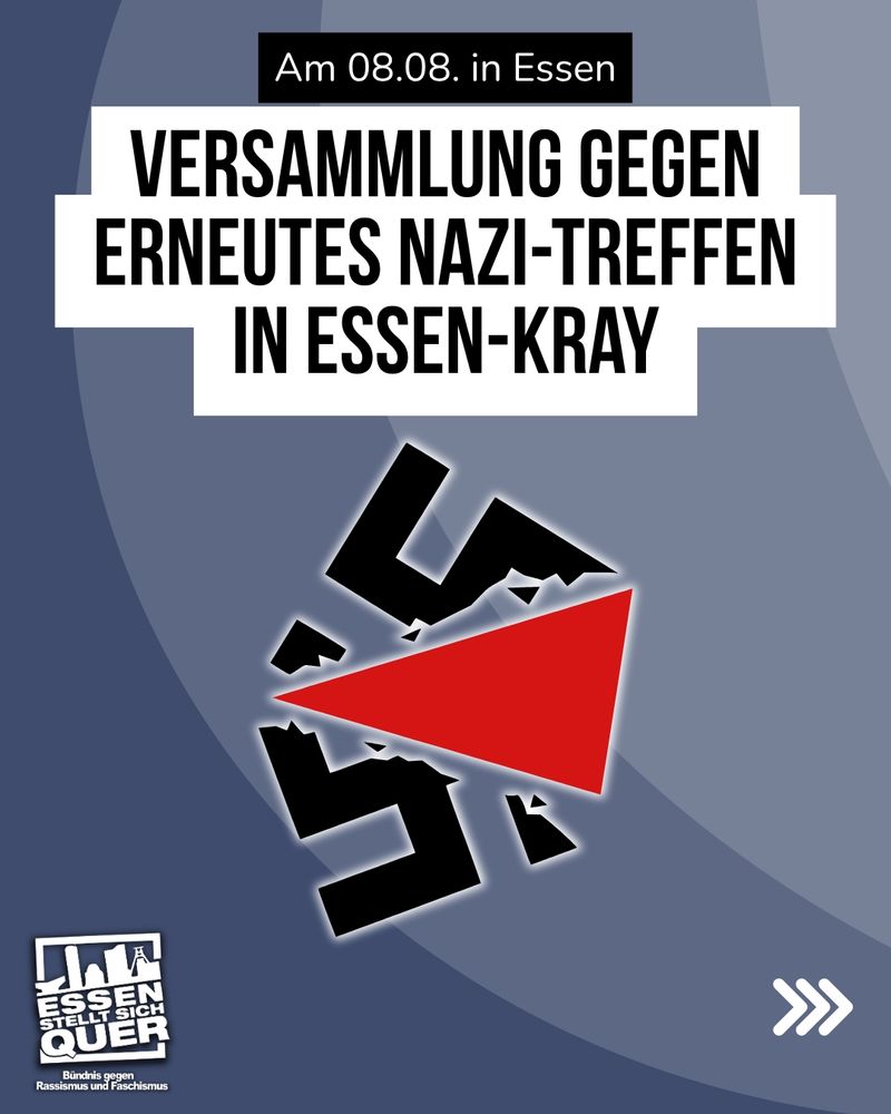 Ein d durchkreuztes Hakenkreuz. 
