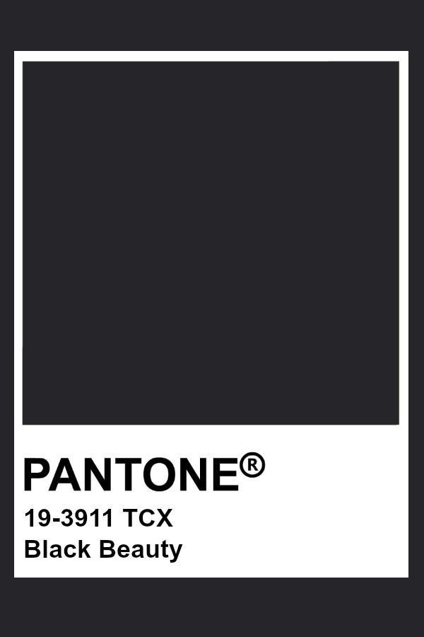 Pantone black beauty 