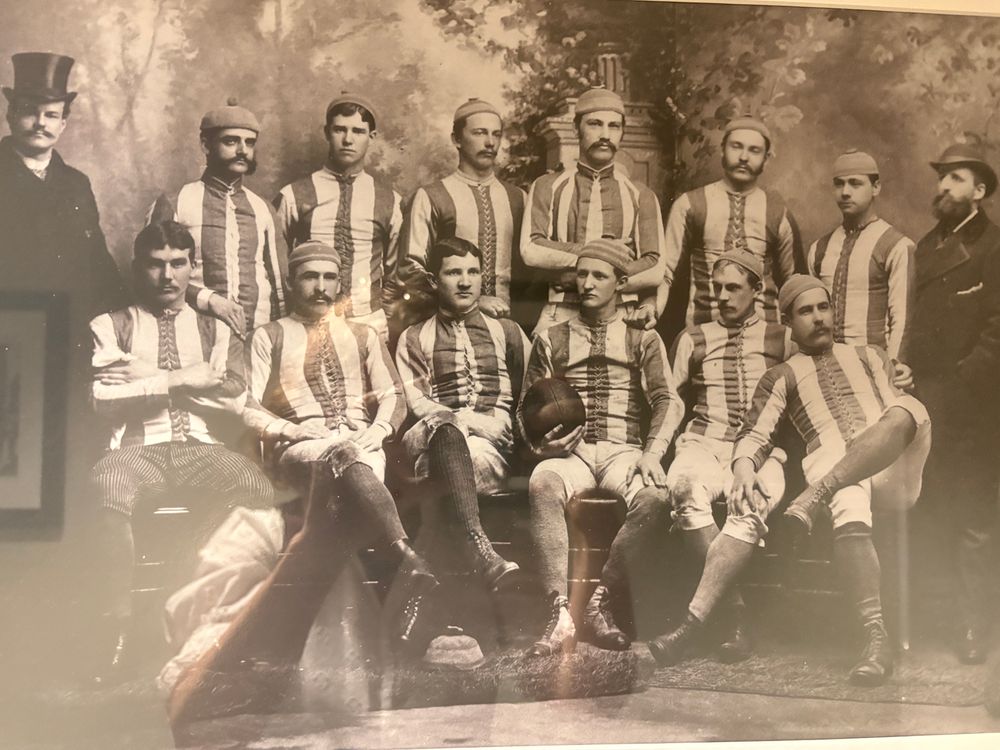 The 1885 Gallaudet football team. These guys look like a lot of fun. 
