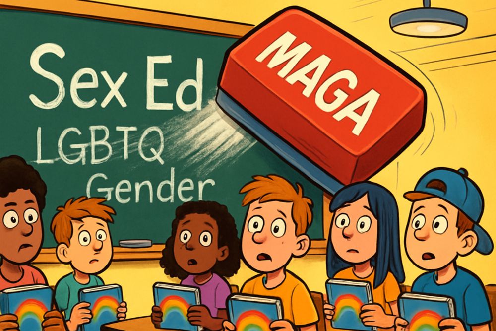 The Trump administration is forcing states to drop LGBTQ+ content from sex ed or lose $81M in funding. It’s abstinence-only ignorance, federally subsidized.