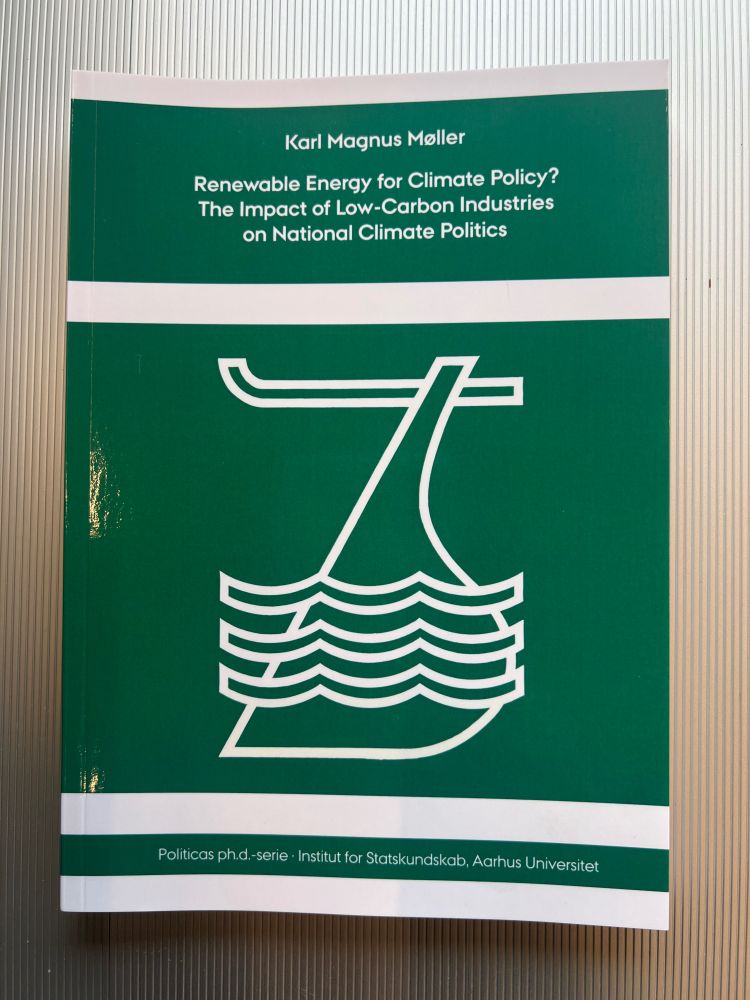 Karl’s dissertation on the politics of green industrial policy