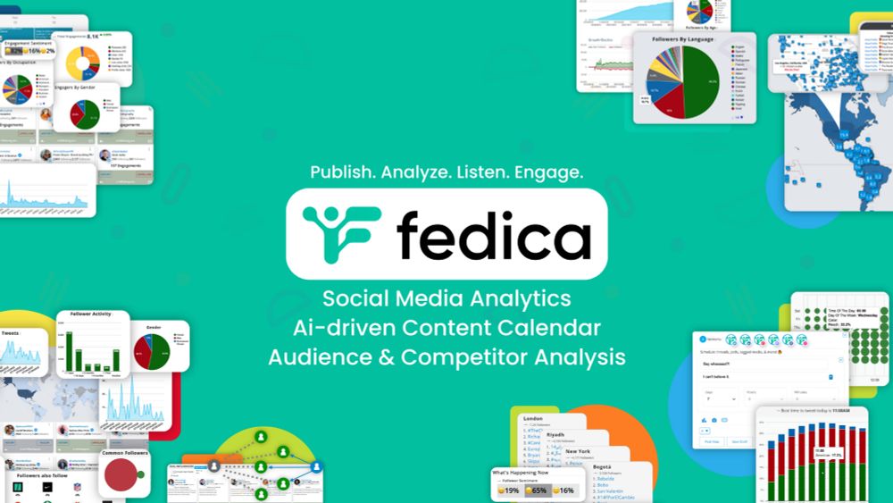 Social Media Analytics and Publishing - Fedica (Formerly Tweepsmap)