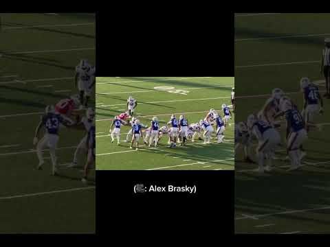 Ray Davis fills in at kicker for Tyler Bass at Bills Practice🤣 #NFL #BillsMafia #GoBills #Buffalo