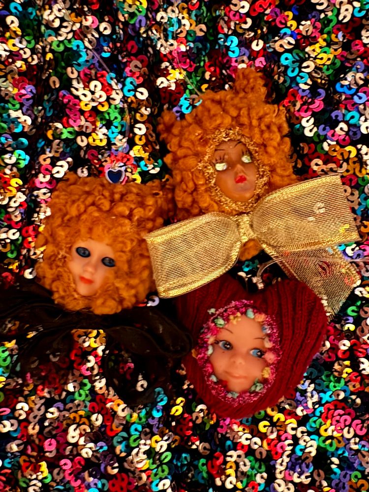 Doll head decorations