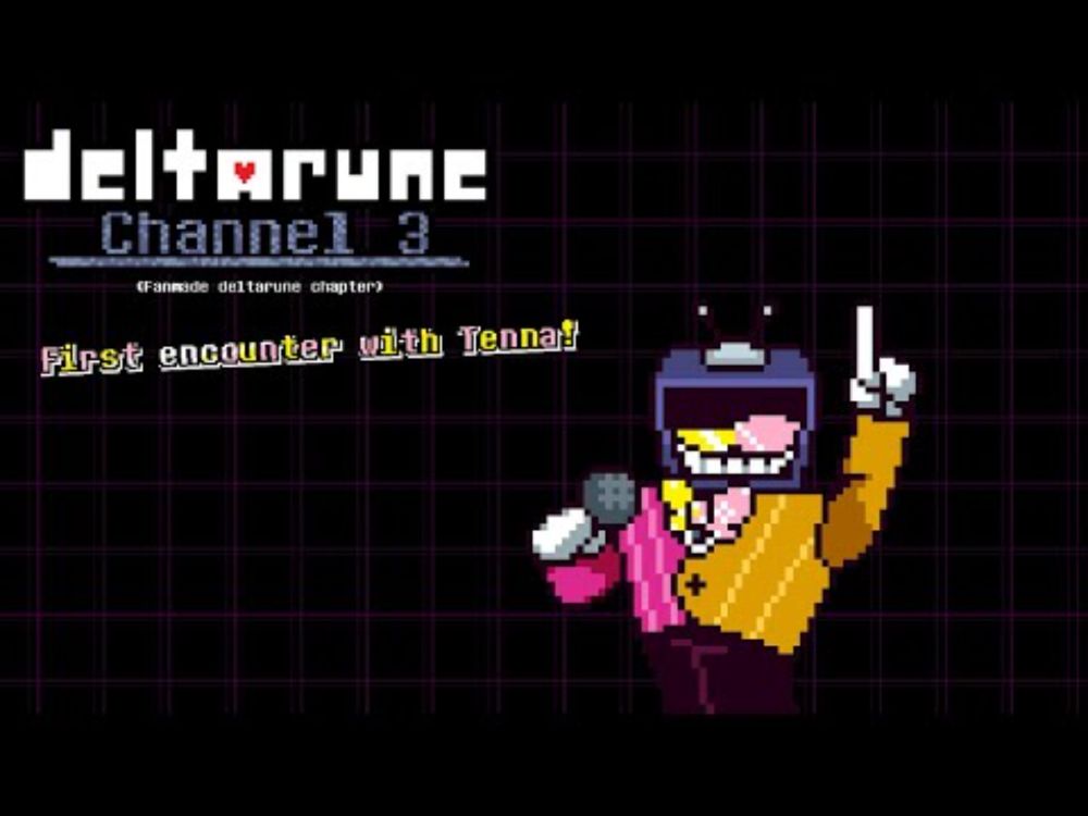 (Deltarune Channel 3) First encounter with Tenna (Deltarune fan animation)