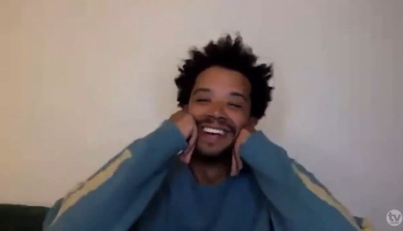 Jacob making the cutest face at the camera while discussing how much he likes winding Sam up