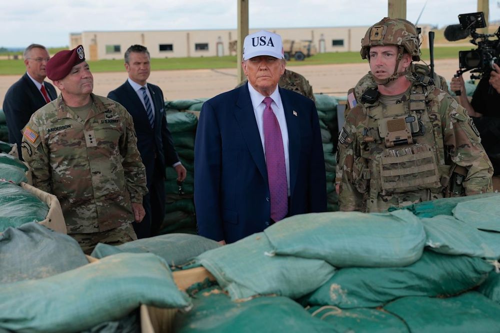 While at Fort Bragg, President Donald Trump said the Pentagon would restore the names of other military installations.