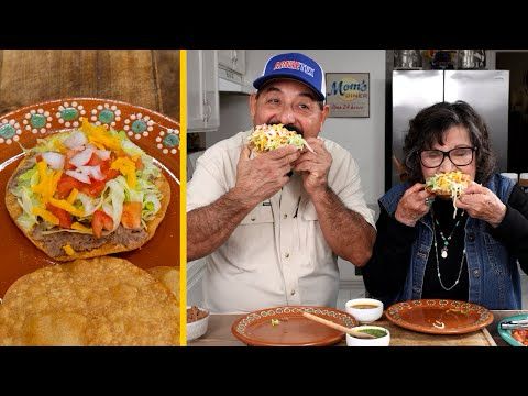 CHALUPAS TEJANAS | My Mom's Delicious Homemade TOSTADAS Recipe