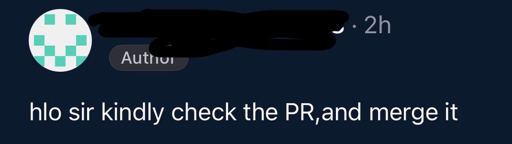 "hlo sir kindly check the PR,and merge it"