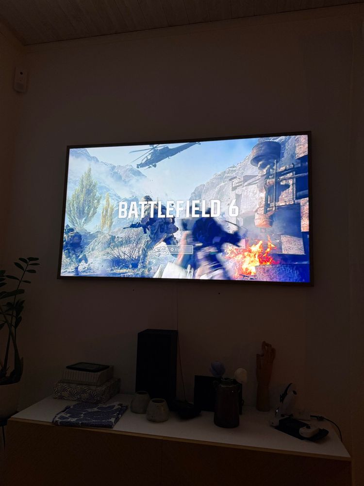 The Battlefield 6 title screen on Playstation 5.