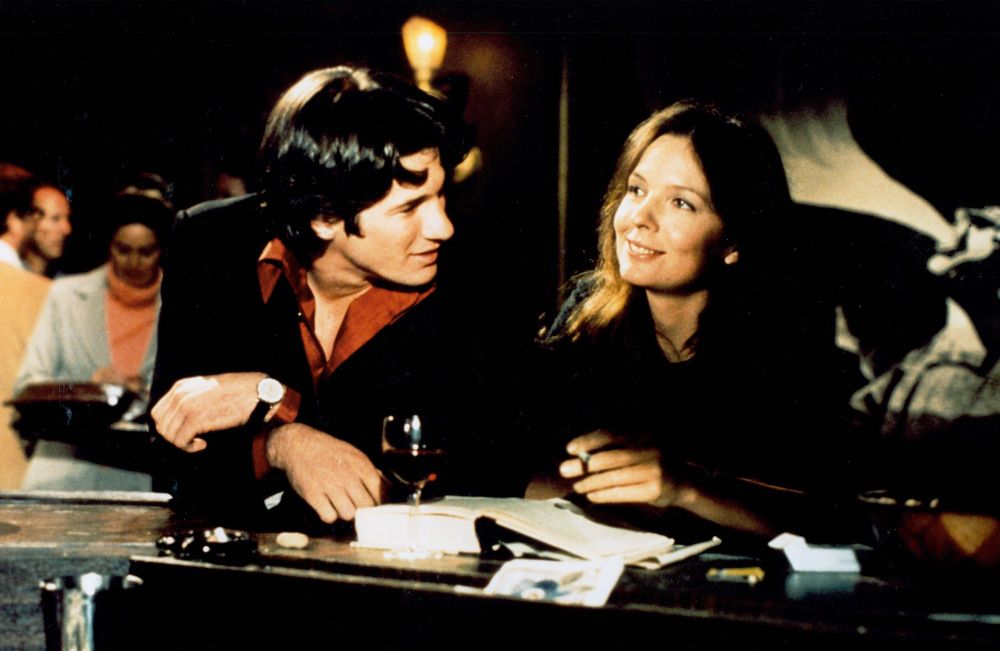 Richard Gere and Diane Keaton having a drink in LOOKING FOR MR. GOODBAR (Richard Brooks, 1977)