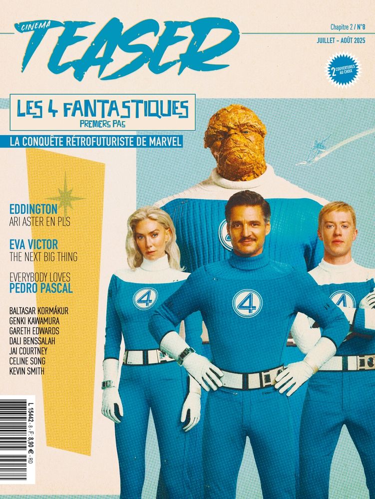Couverture du magazine Cinemateaser. Les 4 Fantastiques