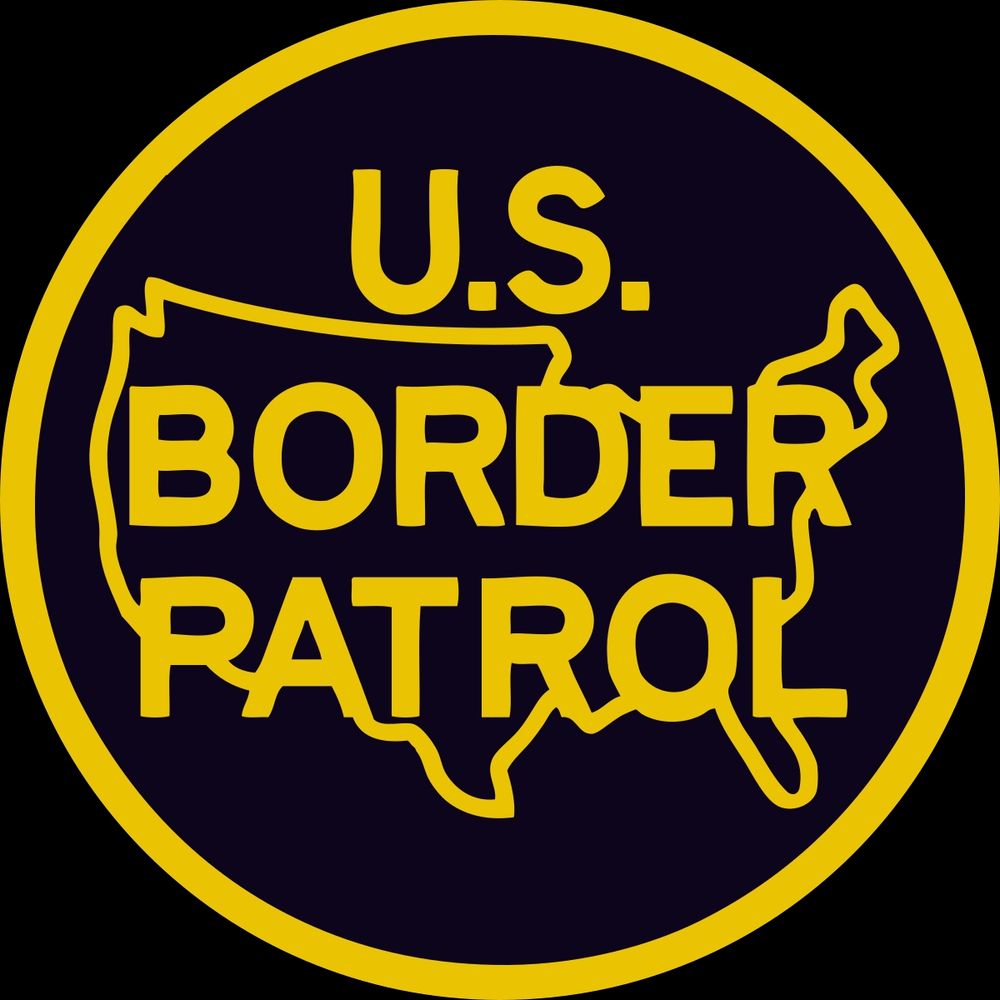 US Border Control emblem.
