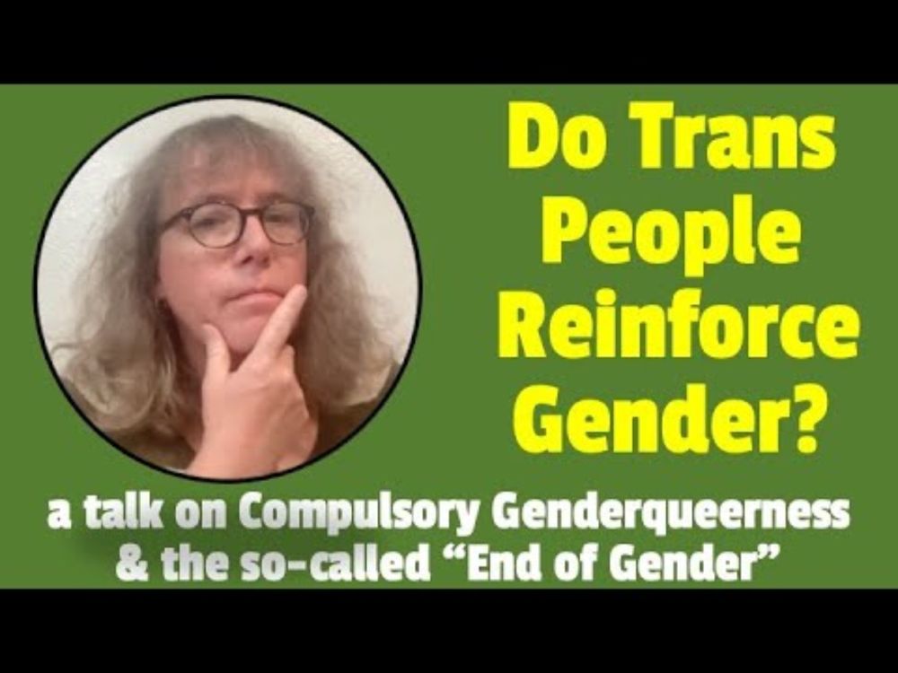 Do Trans People Reinforce Gender?