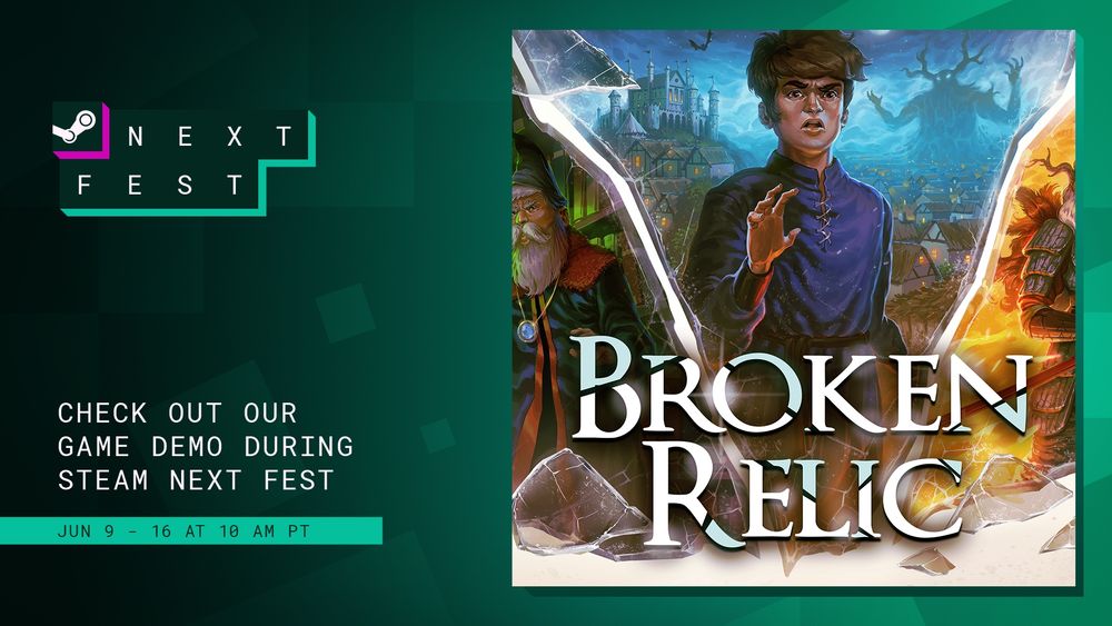 Did you enjoy classic LucasArts and Sierra adventures?
Ever wondered what would happen if you mixed Discworld + Simon the Sorcerer + Monkey Island?
Do you like clever puzzles and silly jokes? 
Then we have the game for you! 
Day of the Tent... no no, Broken Relic!

Play the demo. #SteamNextFest! 🗓️ June 9–16 https://store.steampowered.com/app/3384820/Broken_Relic/