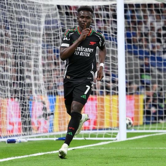Saka RealMadrid Arsenal ChampionsLeague