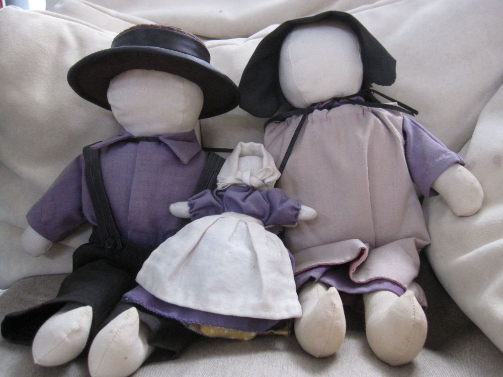 Amish dolls.