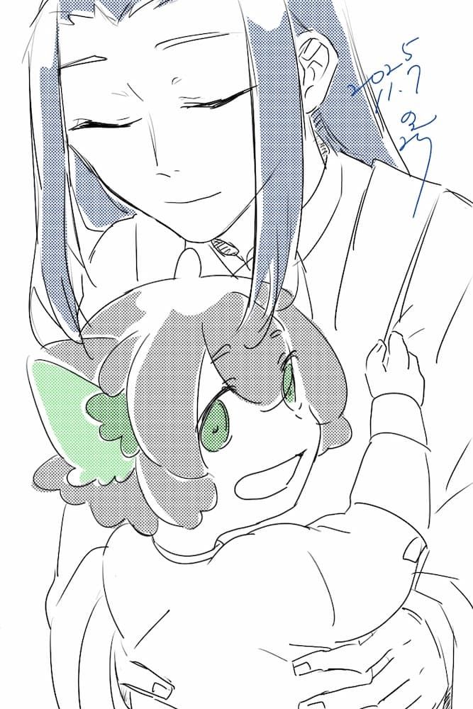 ししょうのふくおつかむしゃおへいと、しゃおへいにておまわすむげんのらくがき