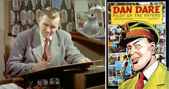 Picture of Frank Hamson at his drawing board  https://eehe.org.uk/24081/hampsonf/