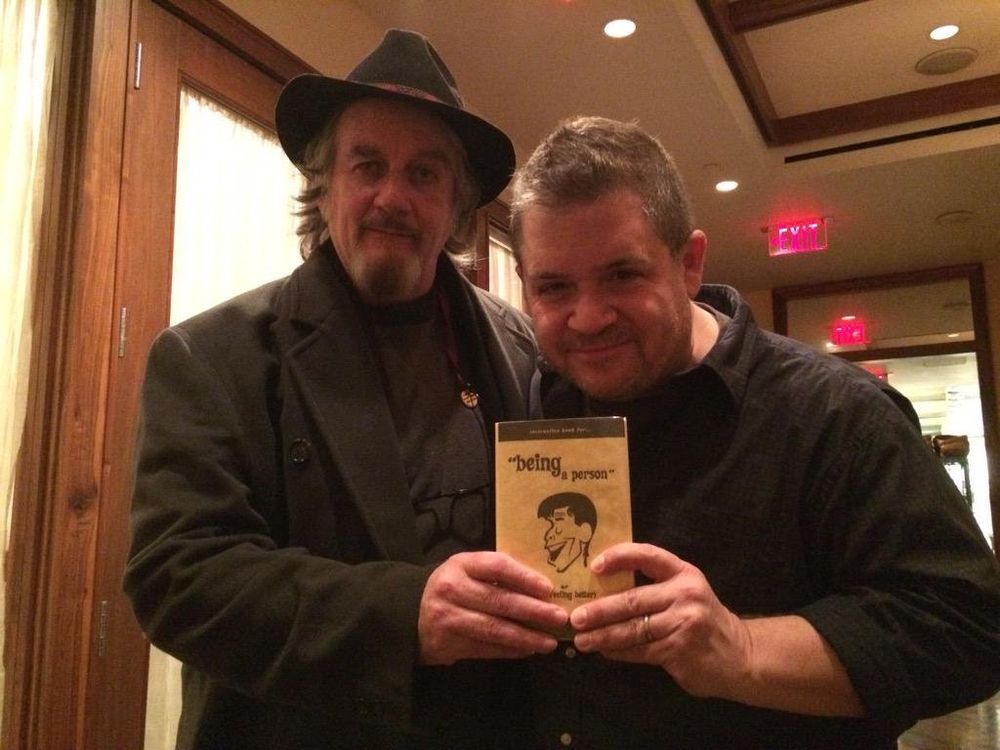 Patton Oswalt and notable antisemitic cartoonist "A Wyatt Mann."