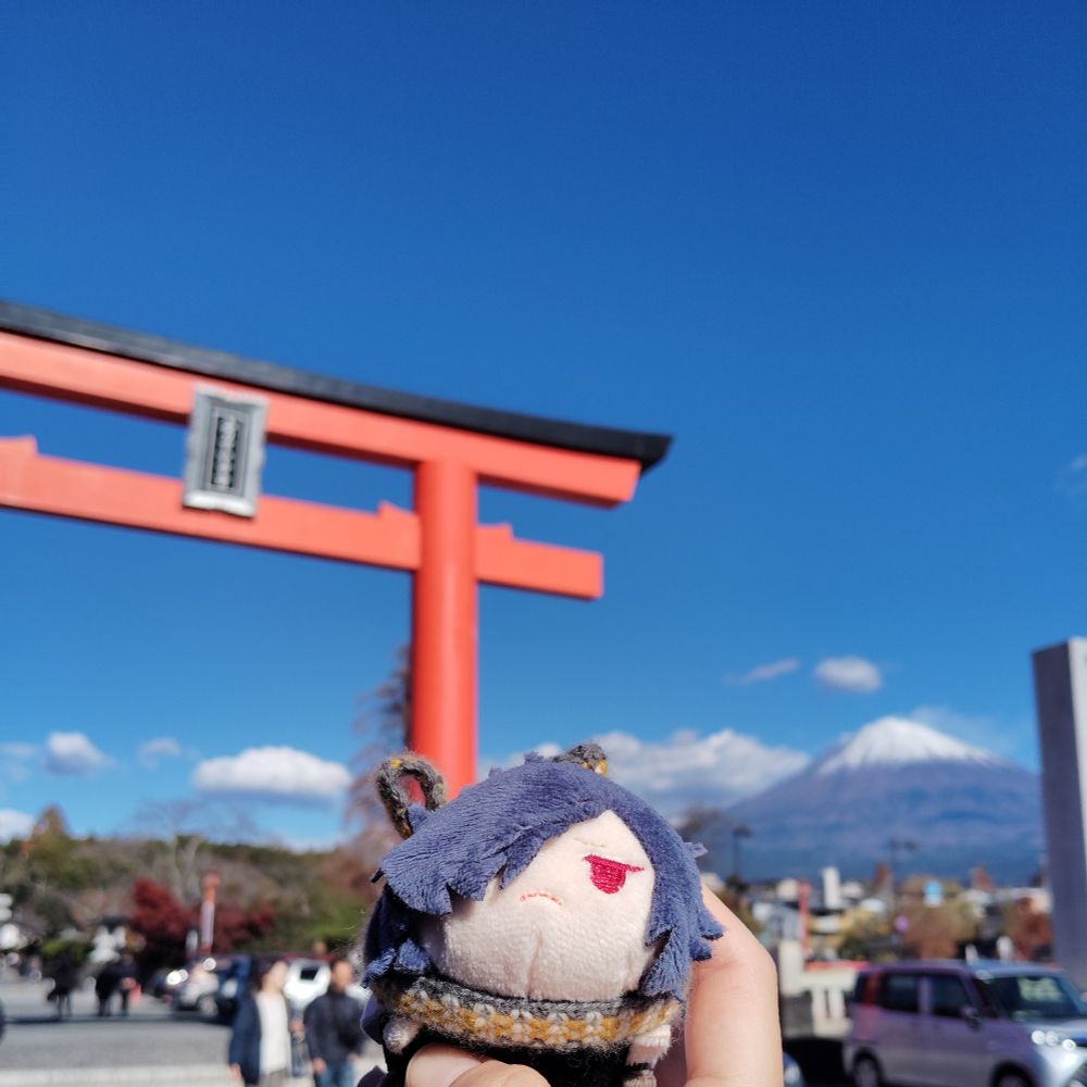 刀剣乱舞大典太光世のもちもちマスコットのぬい撮り