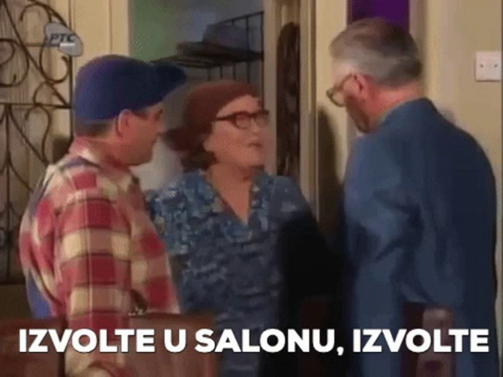 Riska Srecni Ljudi Kako Da Ne Izvolte U Salonu GIF