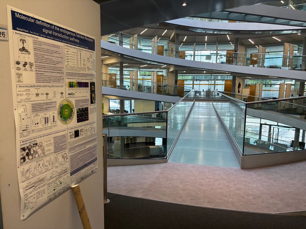 Poster session in the EMBL ATC Building