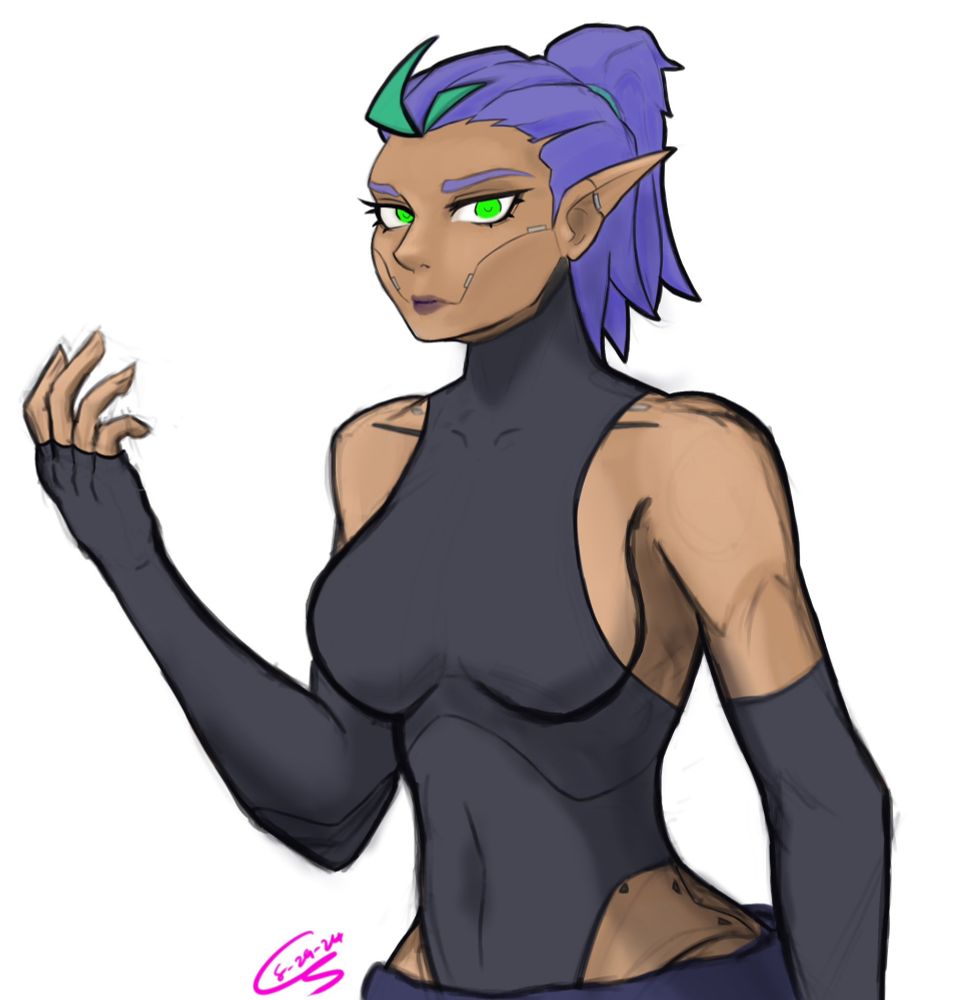 My earliest design for Angel - still fairly accurate