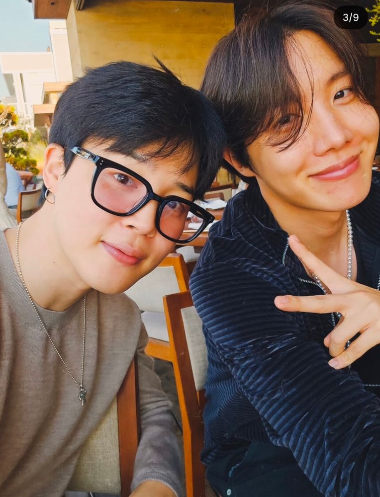 Jimin and Hobi