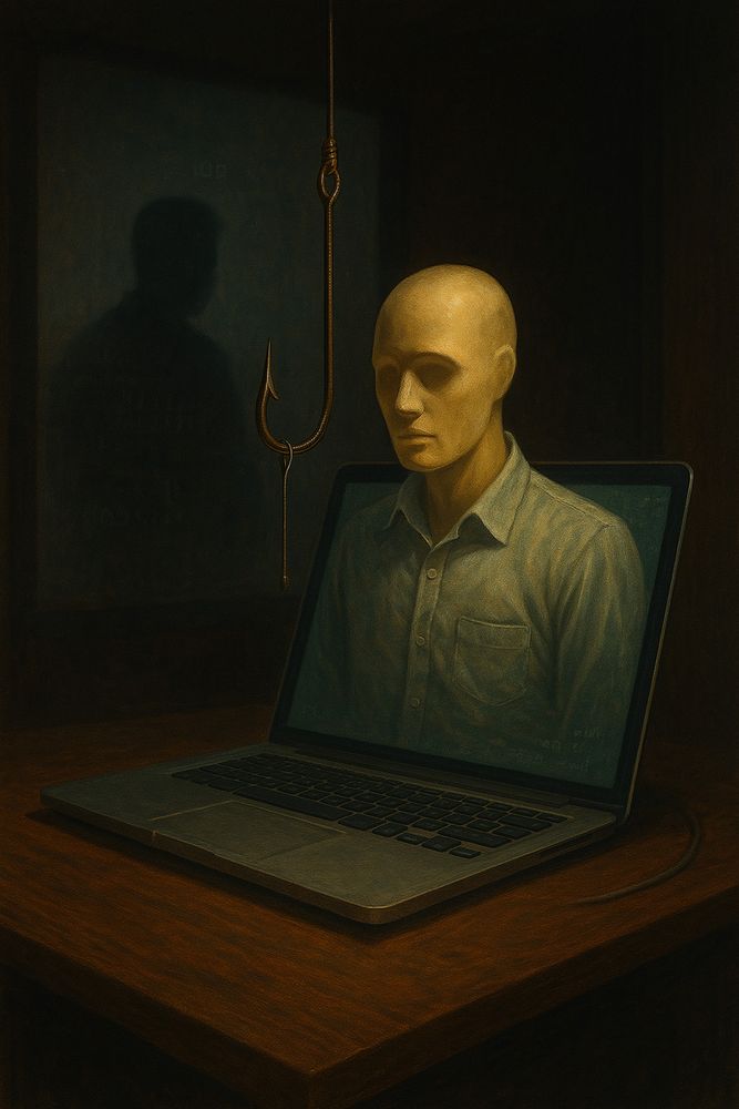 AI generated image to represent phishing. 