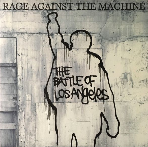 Cover art for the album “The Battle Of Los Angeles” by the band “Rage Against The Machine.”