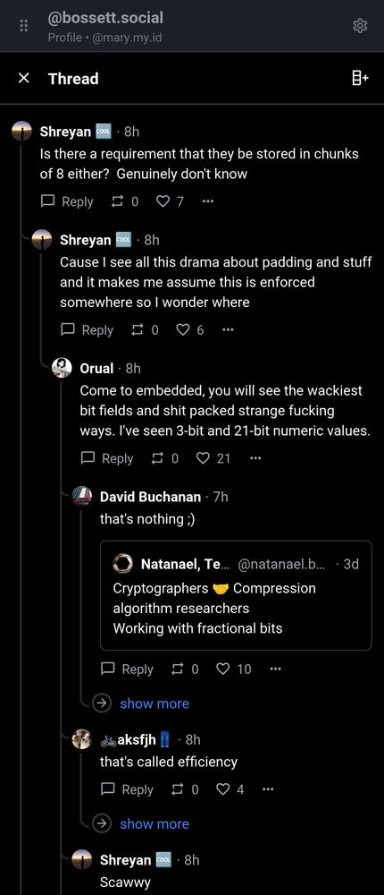 screenshot of Skeetdeck showing replies in a thread, it's shown in a tree/threaded view, similar to Reddit.

this took a while because of some other concerns and having to figure out how to get the lines to actually render like that, but it ended up pretty neat.