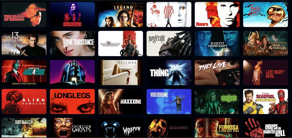 A mosaic of images of 30 different feature films from Prime Video