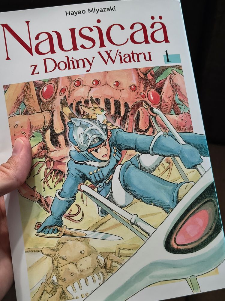 Photo of the Polish edition of Nausicaä from the Valley of the Wind.