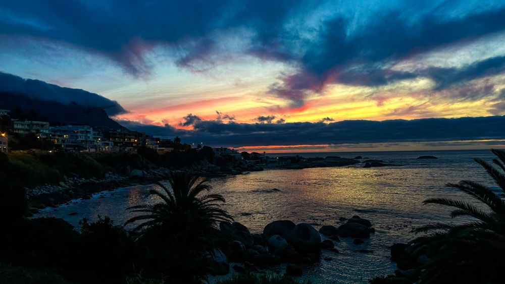 Image of a sunset at Camps Bay