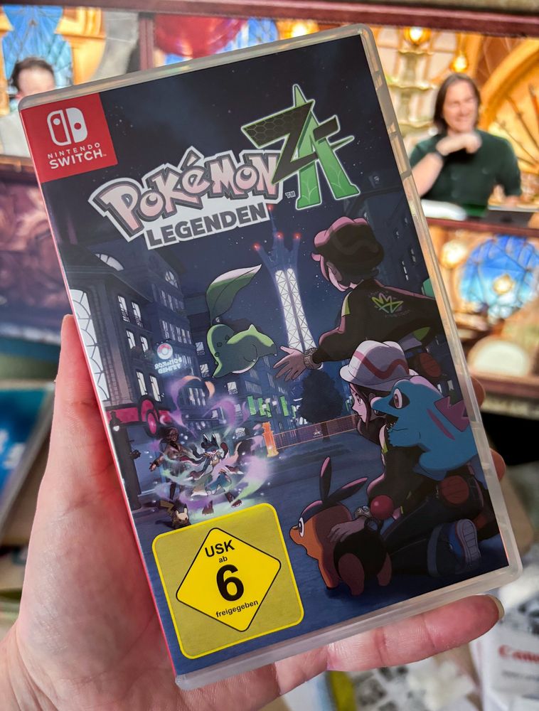 Die Verpackung des Games Pokémon Legenden Z-A
