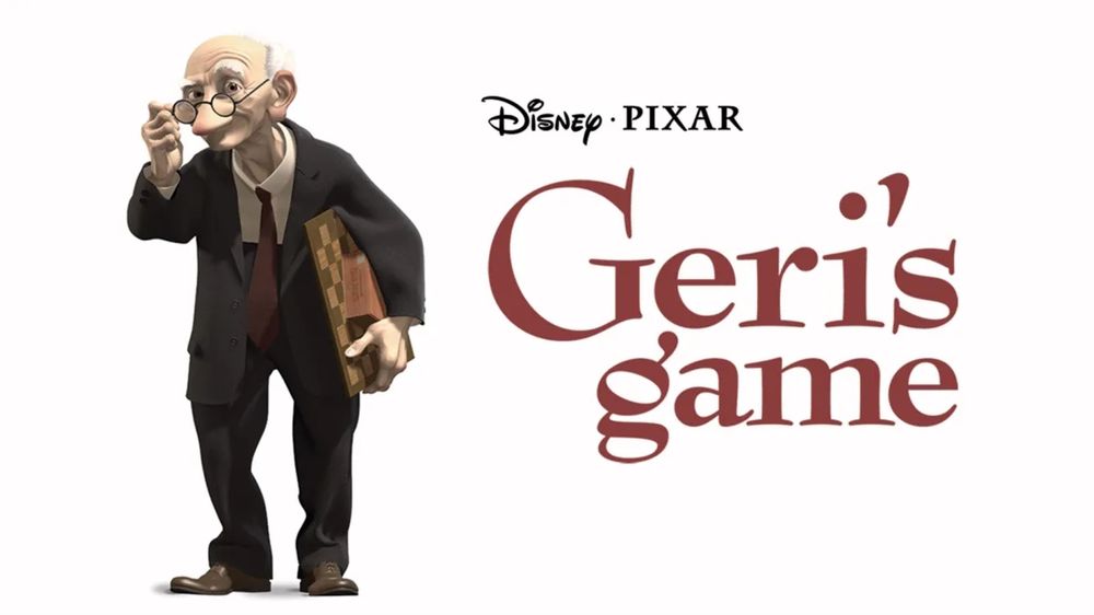old man in a dark suit carrying a chess board