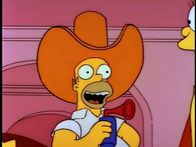 Honer in a big cowboy hat