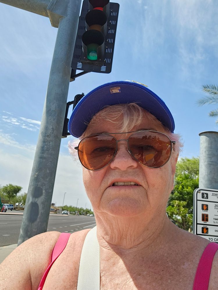 Me at the corner of Power and Ray in Mesa AZ.
