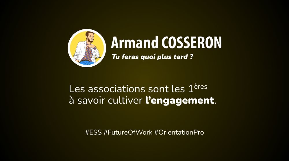 Photo de profil avec nom et titre de la personne. Le texte reprend le message du Skeet.