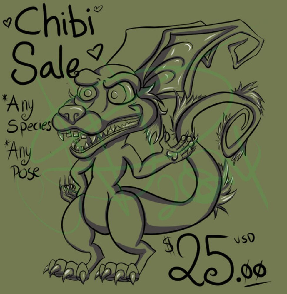 CHIBI SALE {ANY SPIECES & ANY POSE} OPEN by NovaDetox