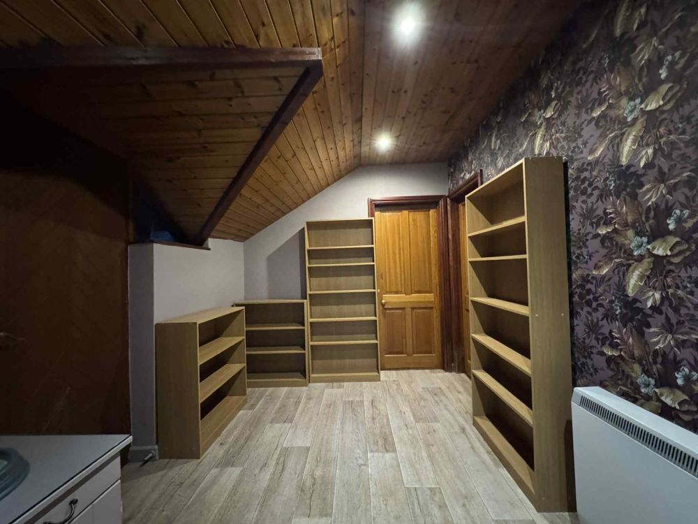 Empty bookcases