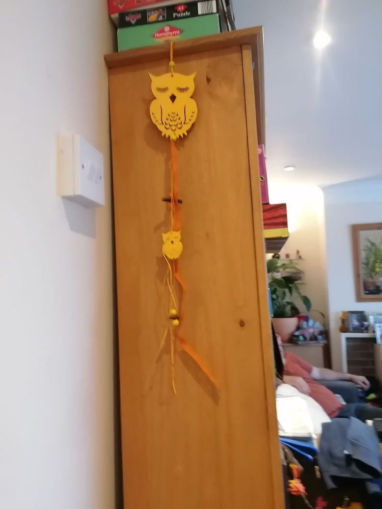 Owl autumn decoration