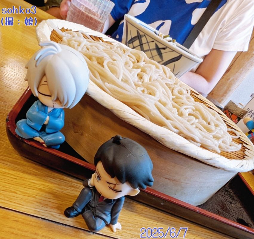 深大寺近くのお店で食べた盛りそばを撮った画像です