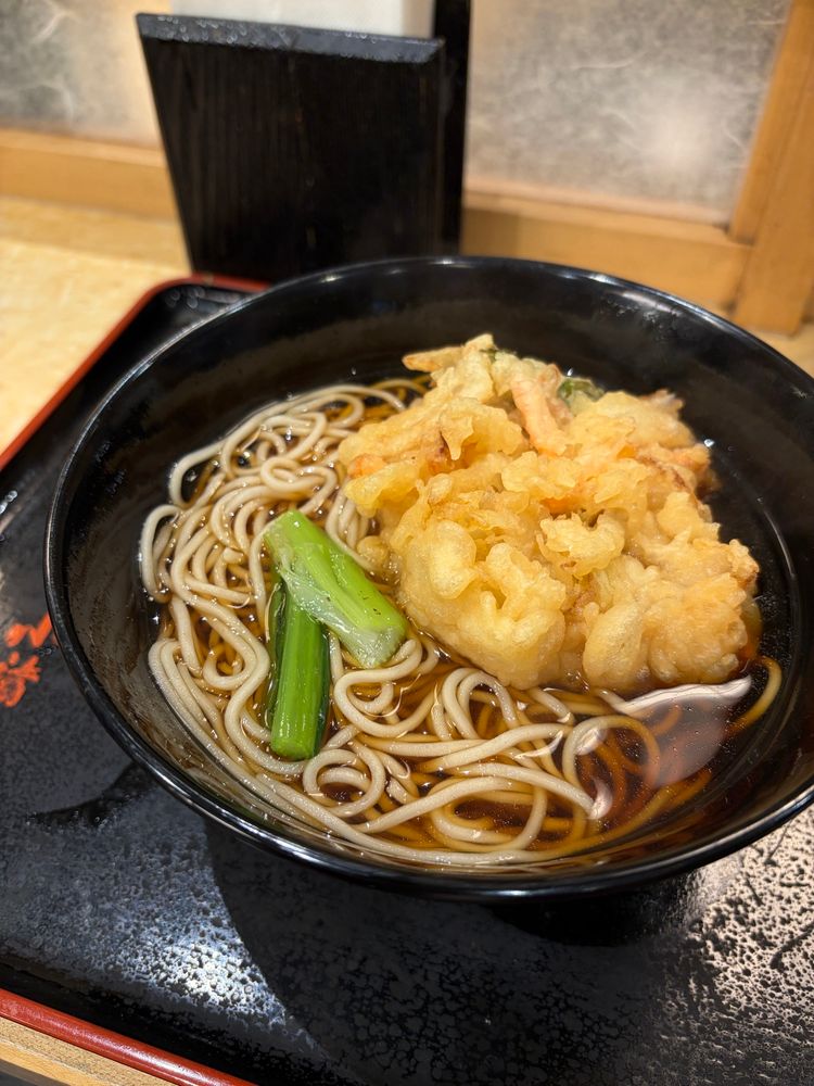 小諸そば　かき揚げそば