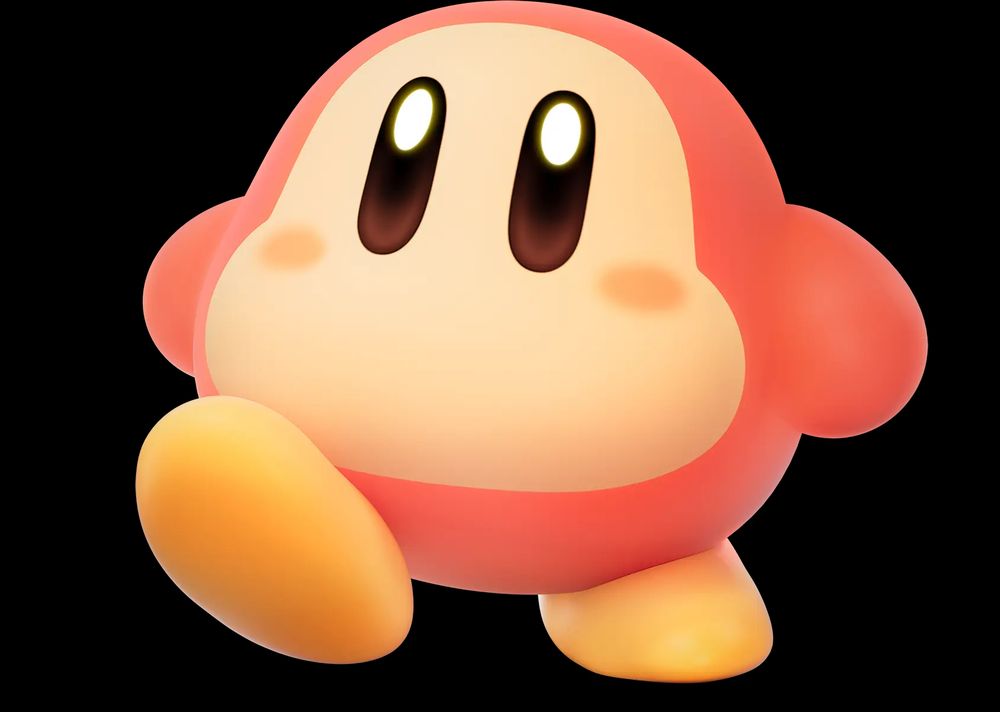 Waddle Dee render from Kirby Air Riders